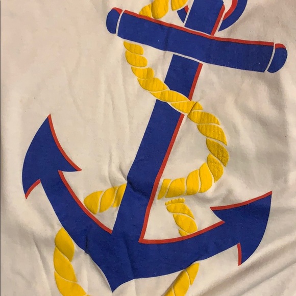 Vintage Jane Colby anchor shirt size medium - Picture 3 of 3